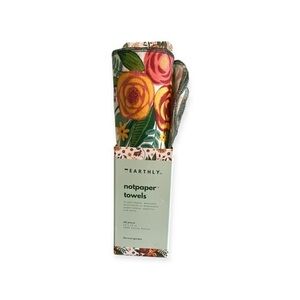 Earthly Notpaper Towels - Floral Design 20 count new Harvest Garden